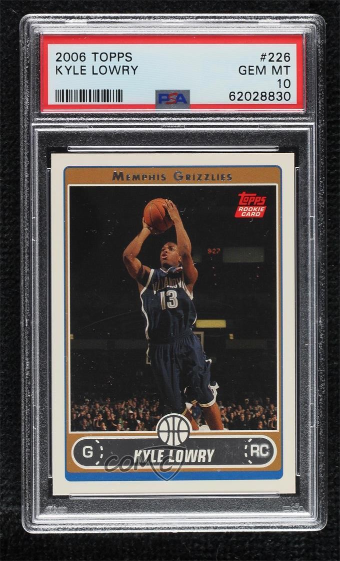2006-07 Topps Kyle Lowry #226 PSA 10 GEM MT 0mq0