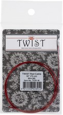 3 Pack - ChiaoGoo TWIST Red Lace Interchangeable Cables 30"-Mini - 7530-M