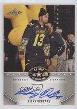 2015 Leaf US Army All-American Bowl Silver 44/50 Ricky Deberry #BA-RD1 Auto ni4