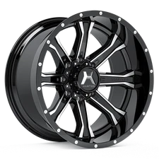 Hartes Metal Wheels Rim Strike 20x10 6x135/6x139.7 ET-18 106.1CB Black/Machined