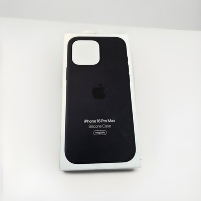 Original Apple iPhone 16 Pro Max Silikon Case Schwarz MagSafe Neu Versiegelt