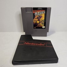 Vtg 8 EYES  (Nintendo NES) Original Authentic Video Game Cart + Sleeve - TESTED 