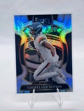 2025 Panini Select 🏈 Courtland Sutton Broncos #11 Concourse Silver Prizm