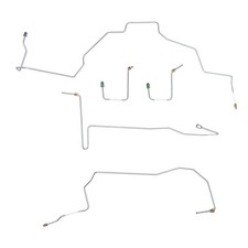 Fits 01-02 Ford Explorer Sport Trac 4wd Front Brake Line Kit Tkt0145ss-cpp