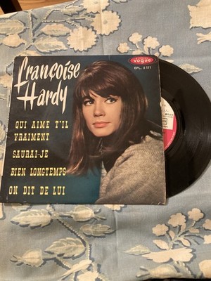 FRANCOISE HARDY 4 Song Vinyl  EP incl Qui aime t il Vraiment  1963vogue EPL 8111