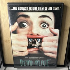 Dead Alive DVD 1993 Peter Jackson Unrated Gory Horror Flick OOP wear on artwork