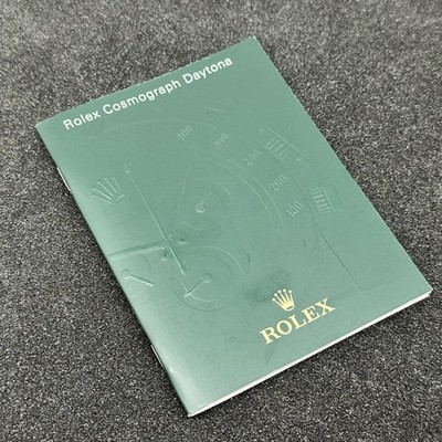 2005 English Rolex Cosmograph Daytona Instruction Booklet Ref 555.02