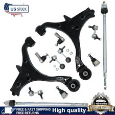 12pcs Suspension Ball Joints Tie Rods Control Arms Kit For 2001-2005 Honda Civic