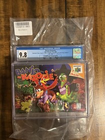 N64 NINTENDO 64 BANJO KAZOOIE CIB 1ST FIRST PRINT CGC 9.8 LEFT PACK PSA WATA VGA
