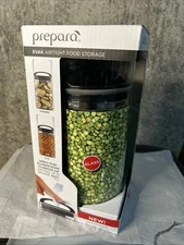 Prepara Evak Black Gloss Compact Handle-XL Airtight Container Extra Large New