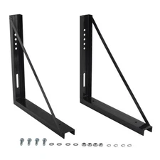 2PCS 24"X24" Steel Underbody Mounting Brackets Truck Tool Box Mounting Kit