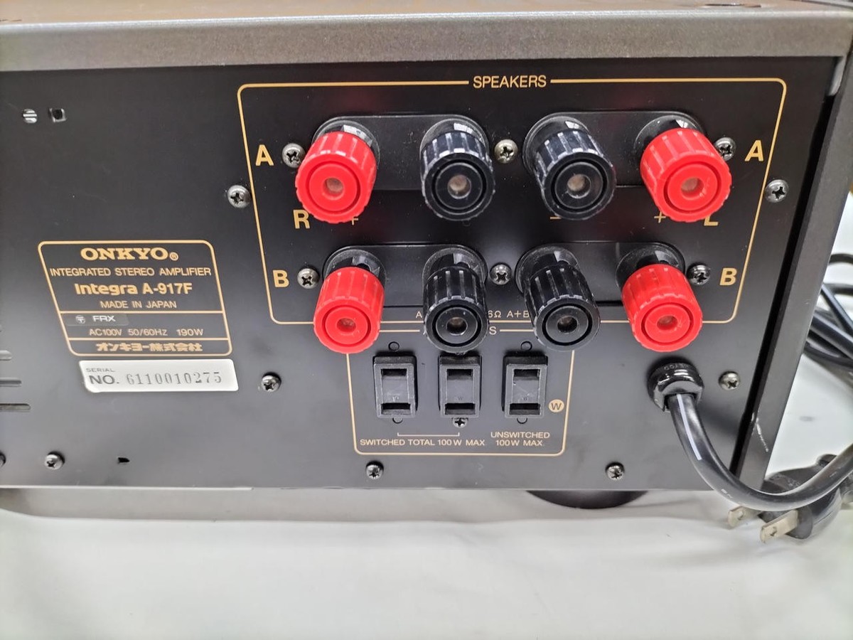 Onkyo Integra A-917F Integrated Amplifier #BE01466 | eBay
