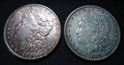 1881p 1900p Lot TWO Morgan Silver Dollar  ab951