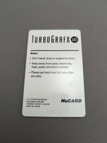 * Time Cruise (Turbografx 16 TG16) HuCard Card And Manual