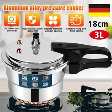 3L Schnellkochtopf Dampfkochtopf Kochtopf Topf Druckkochtopf mit Dampfplatte DE