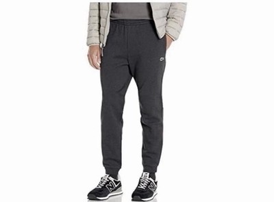 NEW Lacoste Grey Jogger SweatPant Athletic Casual Men s Size XXL Slim Fit Pants