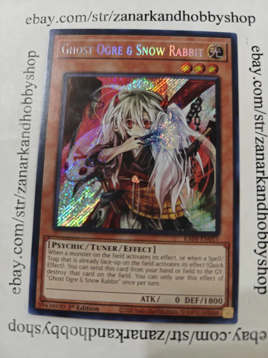 Ghost Ogre & Snow Rabbit Yu-Gi-Oh! TCG Secret Rare Individual