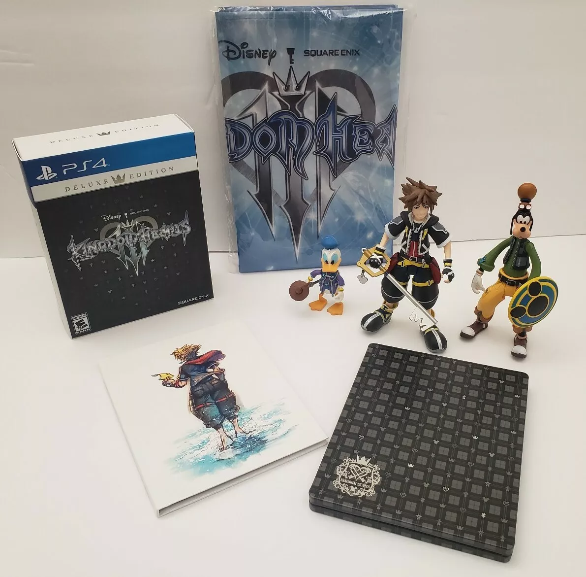 Kingdom III 3 Deluxe Edition PS4 Lot Steelbook Case, Figures *NO GAME* |