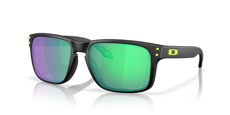 Gafas de sol Oakley Holbrook negro mate/Prizm Road Jade 57 mm para hombre OO9102-AI55