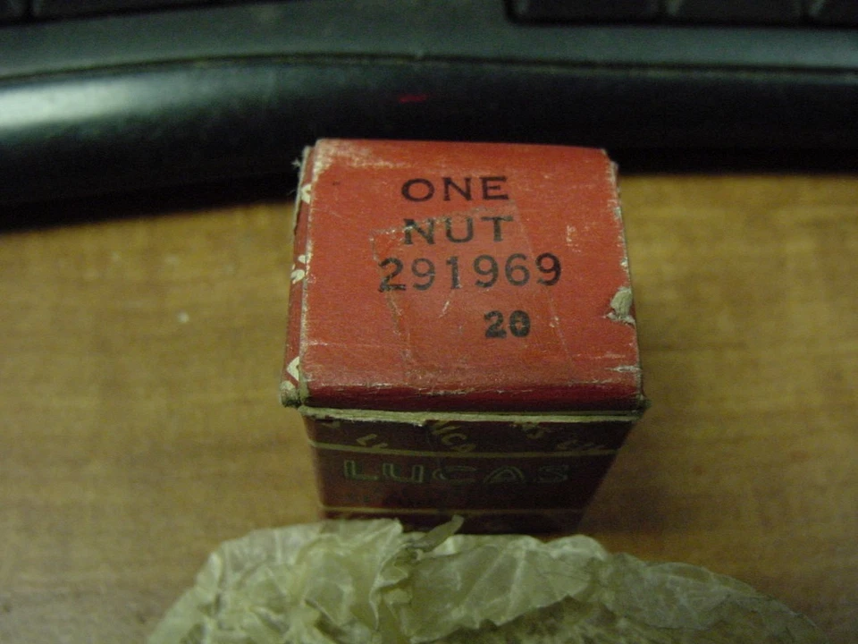 Nuevo de Lote Antiguo Lucas Tuerca de Arranque Austin A40 Hillman Minx Husky MGTD MGTF MGA Ford Anglia Foto 4 de 4