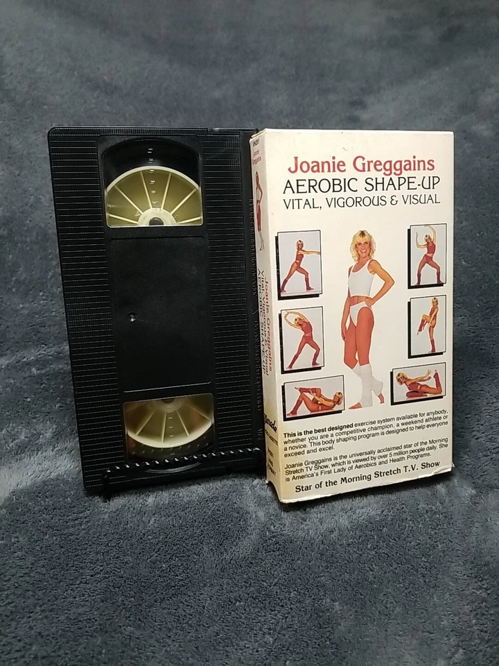 Joanie Greggains Aerobic Shape Up VHS 1983 SUPER RARE Fitness Video