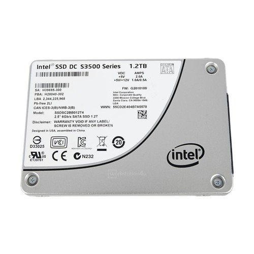 1,2 TB Intel SSD DC S3500 Series 2,5" SATA 6Gb/s SSDSC2BB012T4 ca. 1600St / 100%