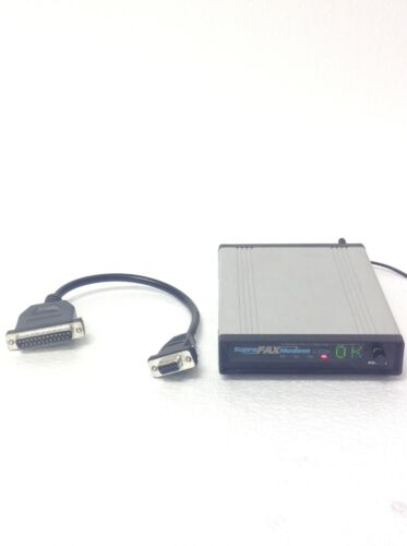 Supra Fax Modem V.32bis Data/Fax Modem W/ Power Ac Adapter & Cable, FREE SHIP!