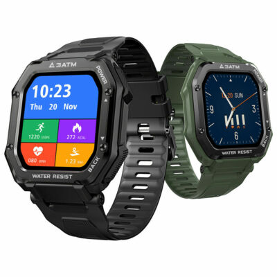 Rugged Smart Sports Watch 3ATM Waterproof Blood Heart Rate Fitness Tracker FIT | eBay