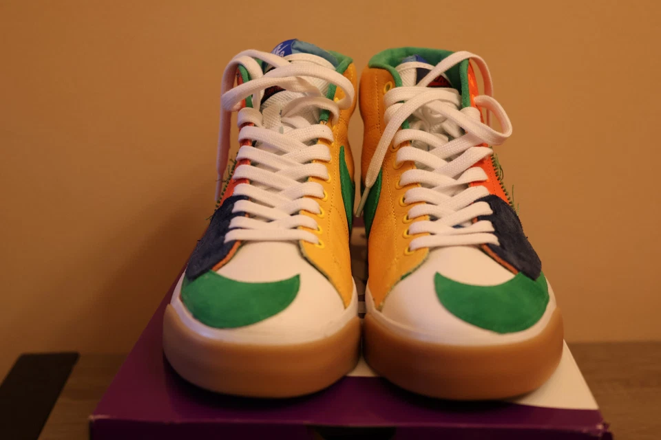 Size 10 - Nike Zoom Blazer Edge SB Mid Multi-Color - Image 4 of 4