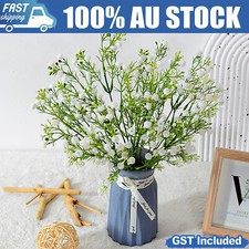 5 Head White Flowers Artificial Babysbreath Gypsophila Wedding Bouquet Flowers
