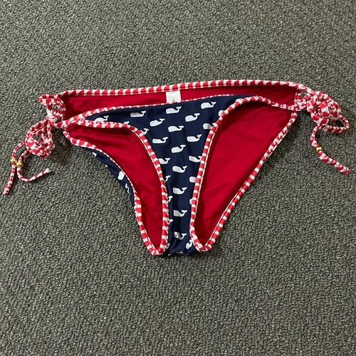VINEYARD VINES Bikini Swim Bathing Suits Womens Size XS Blue Red Whales