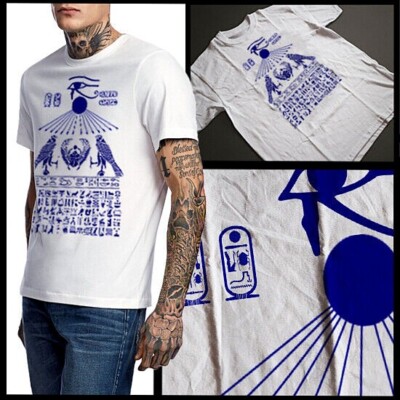 Egyptian t-shirt Egypt Hieroglyphics Ancient Kemet Pharoah Eye of Ra Sunray tee