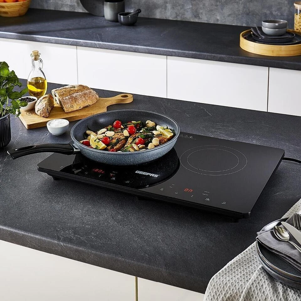 Electric Induction Hob Portable Digital Touch Dual Cooker Hot Plate 2800W NEW