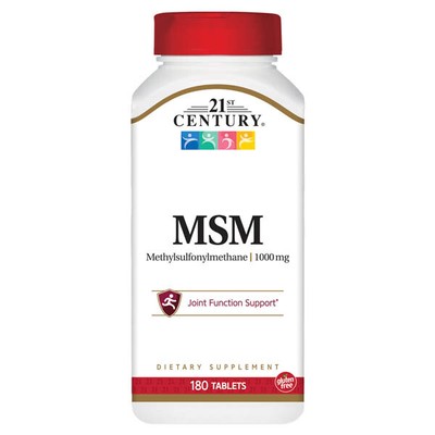 Msm Maximum Strength Tablets 1000 Mg,180 Count (740985222782)