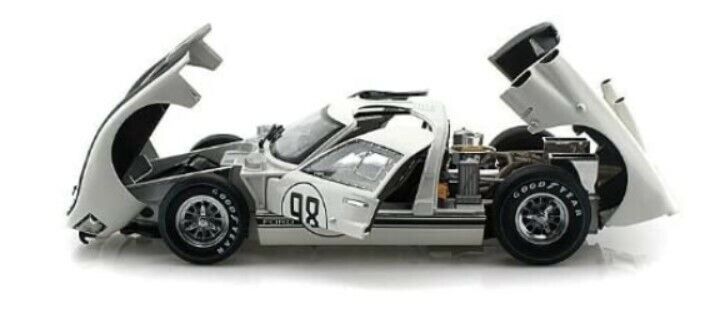1966 FORD GT-40 MK II #98 WHITE DAYTONA WINNER 1:18 SHELBY