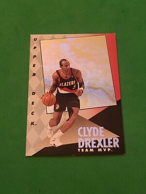 1993 Clyde Drexler Upper Deck #22 Team MVP Insert