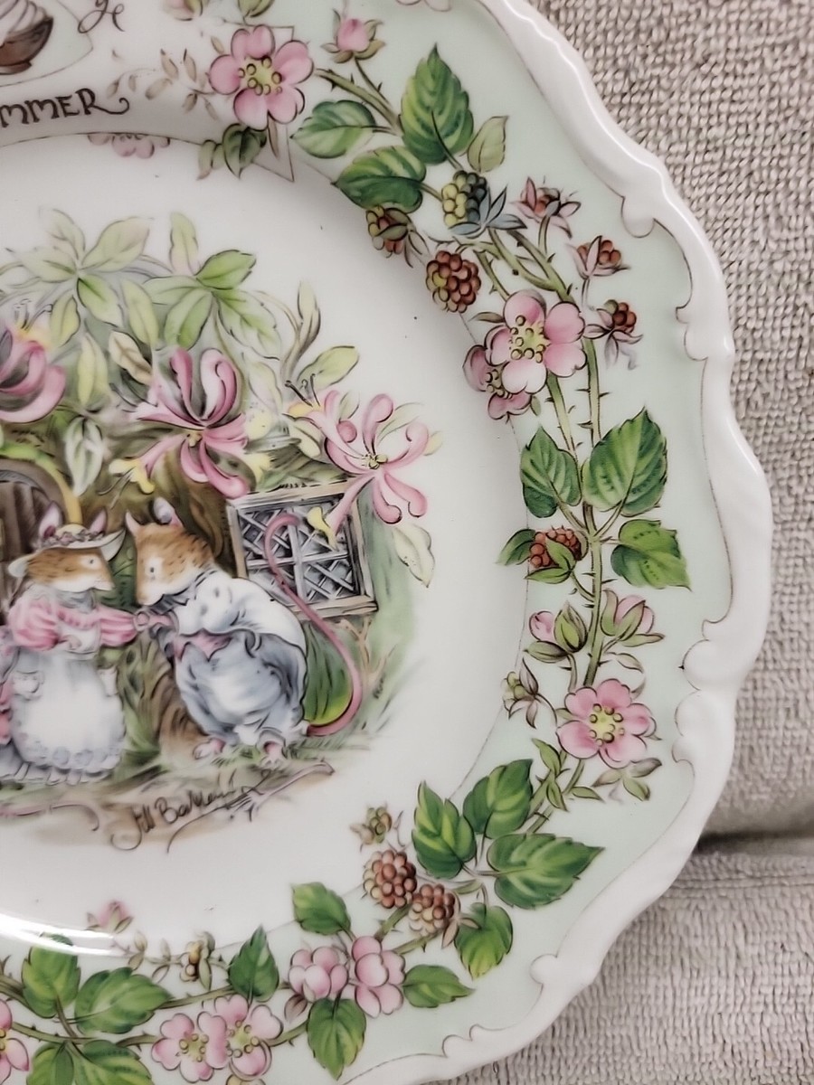 Royal DoultonJill Barklem 1982四季4枚セット