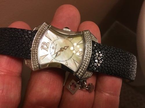 INVICTA SWISS MADE LADIES DIAMOND HOURGLASS DIAMOND STINGRAY WATCH MODEL 2456 - Picture 4 of 6