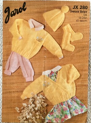  JAROL STRICKANLEITUNG 280 FÜR PULLOVER, CARDIGAN, MÜTZE & STIEFEL IN DK 16 - 26 