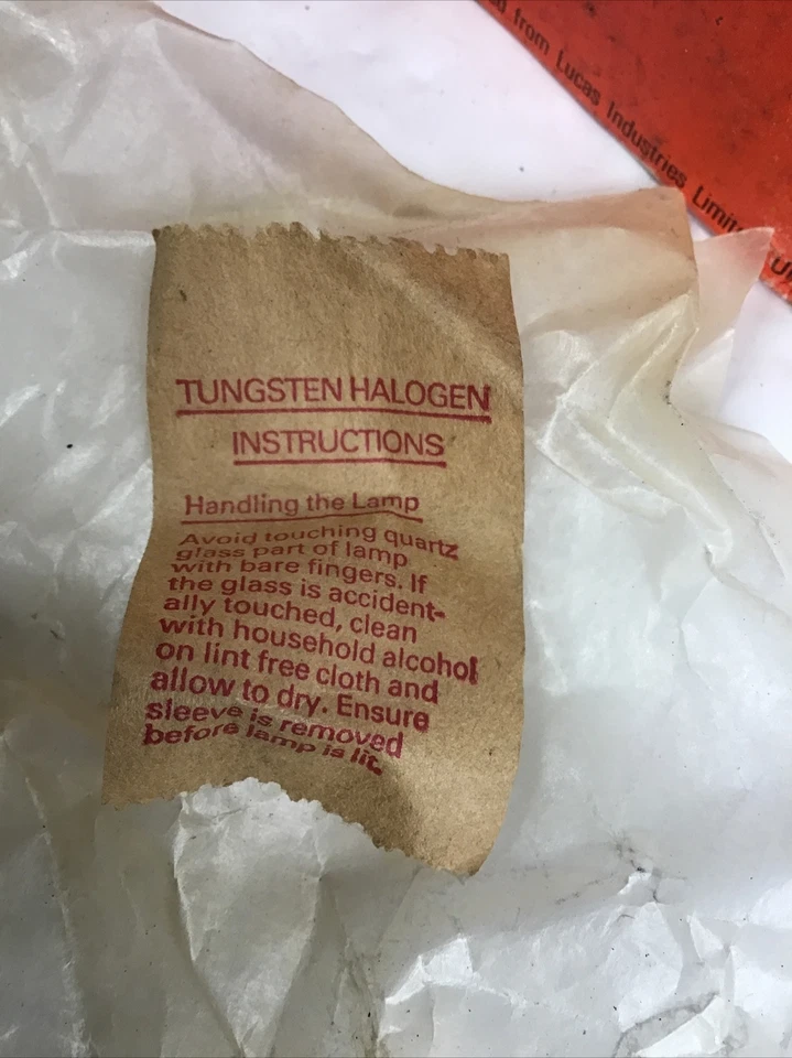 Jaguar Rolls Lucas LLB448 H1 12V 55 Watt Tungsten Halogen Light Bulbs (Pair) - Image 4 of 4