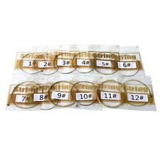 Well-Crafted Economical Sturdy 12-string Set of Strings for Acoustic Folk Guitar