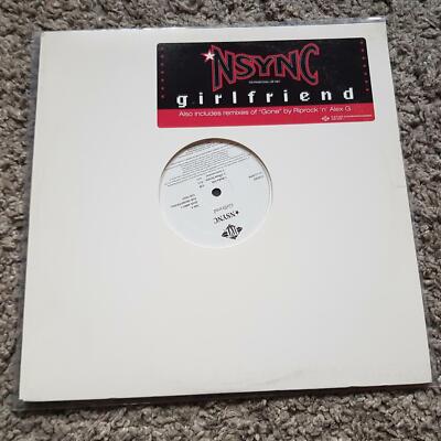 N' Sync/ NSYNC/ Justin Timberlake  - Girfriend/ Gone 12'' Disco Vinyl US PROMO