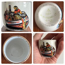 Ministry Of Defence Broad Arrow 1967 Grindley Egg Cup Narrow Boat Canal Boat