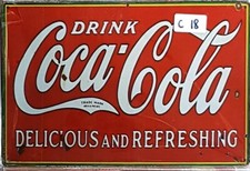 Coca-Cola Coke Retro Vintage Metal Bar Shed & Man Cave Sign AU Seller