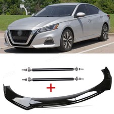 Front Bumper Lip Splitter Spoiler Strut Rods For Nissan Altima Black Car Parts Front Bumper Lip Splitter Spoiler Strut Rods For Nissan Altima Black Car Parts