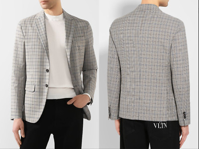 DSQUARED2 Jeans mens Karo Check Iconic Sakko Plaid Jacke Jacket Blazer Bnwt 46