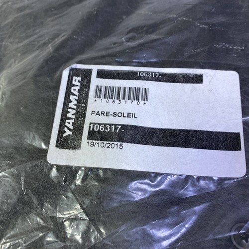 YANMAR MINI DIGGER EXCAVATOR SUN VISOR PARE-SOLEIL 106317 - Picture 3 of 3