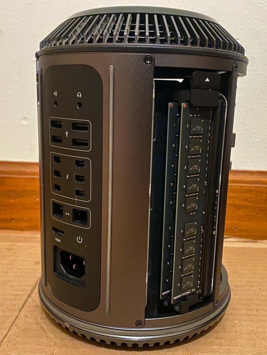 Apple Mac Pro 2013 A1481 6-Core 3.5 GHz Xeon 32GB 2xD300 No SSD