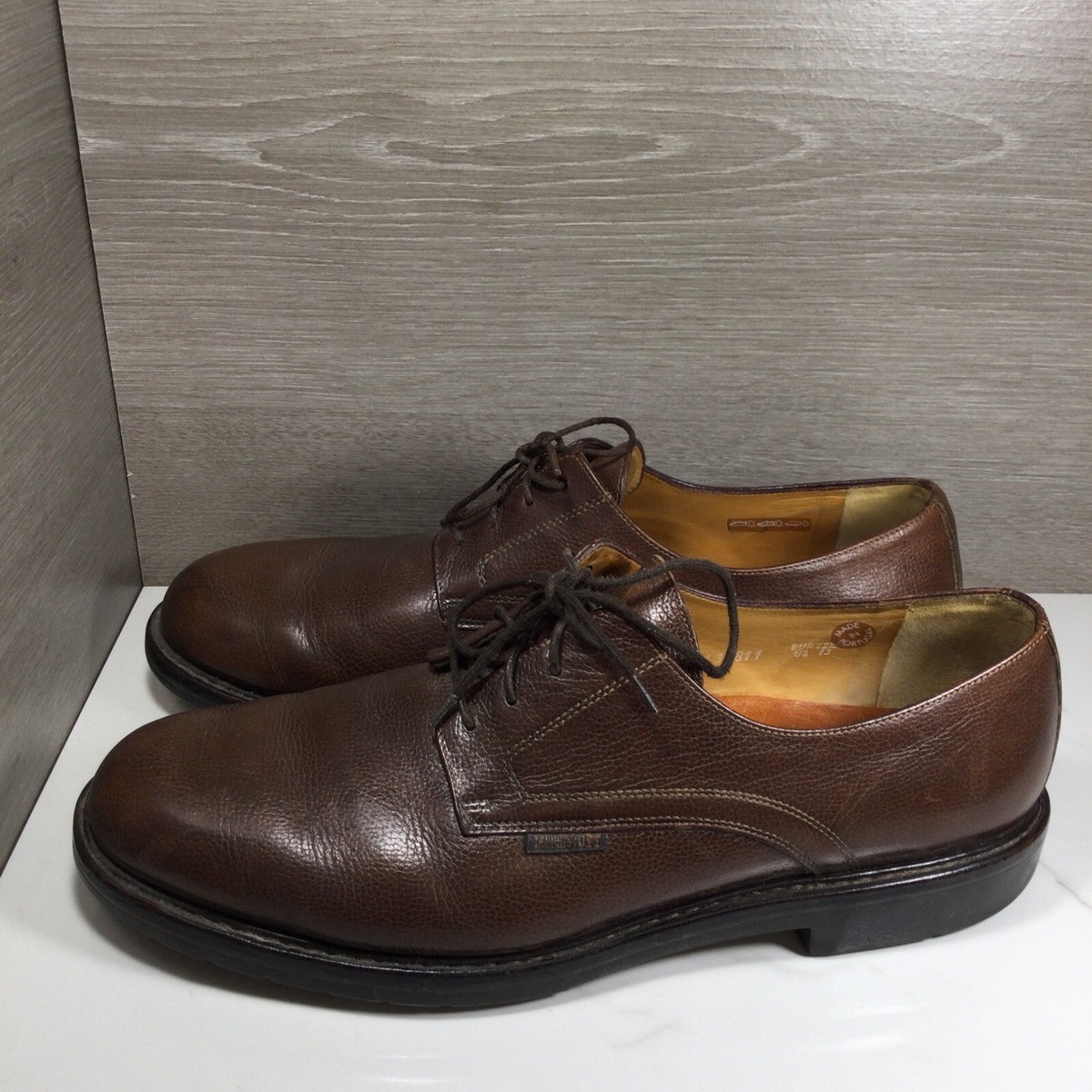 Mephisto Air Relax Shoes Mens Size 13 Brown Leather Oxfords Goodyear Welt Career Mephisto Mens Air Relax Goodyear Welt Brown Oxford Leather  main image 4