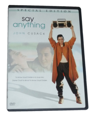Say Anything DVD 80s movie romantic comedy John Cusack Ione Sky